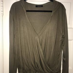 Dark green blouse